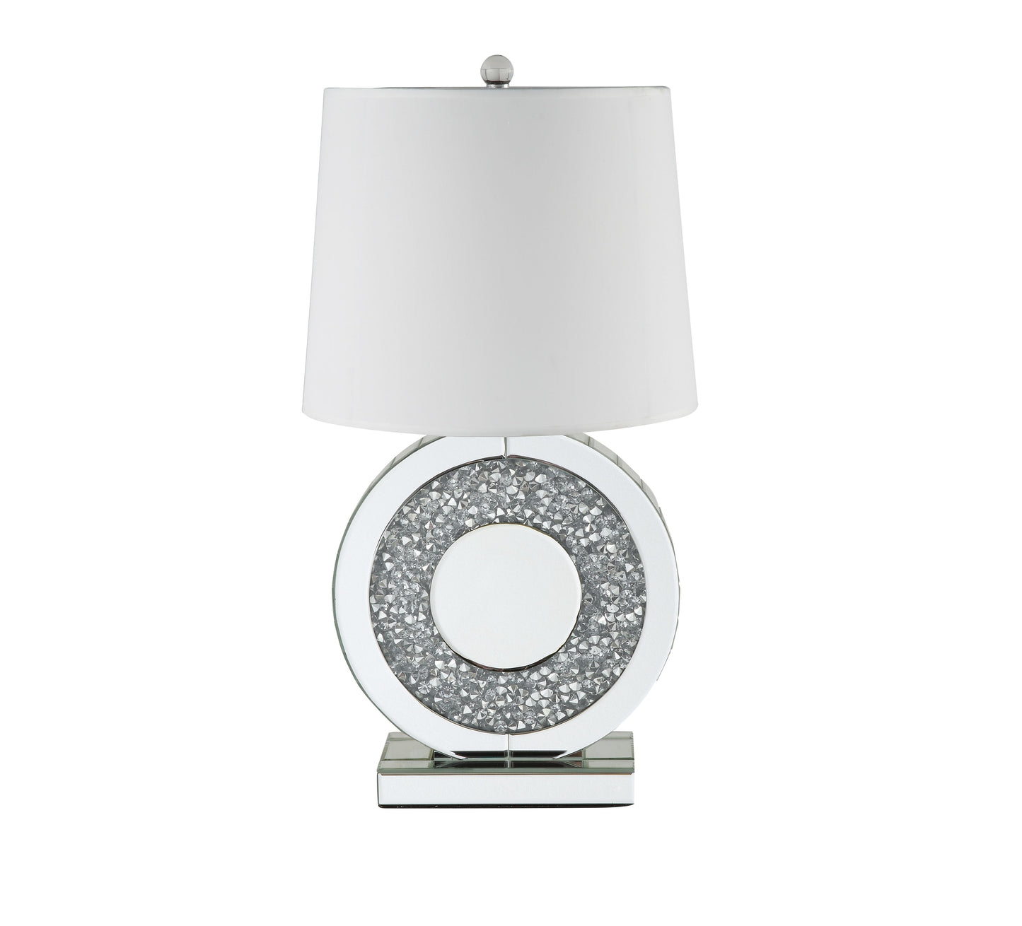 Noralie Table Lamp, Mirrored & Faux Diamonds