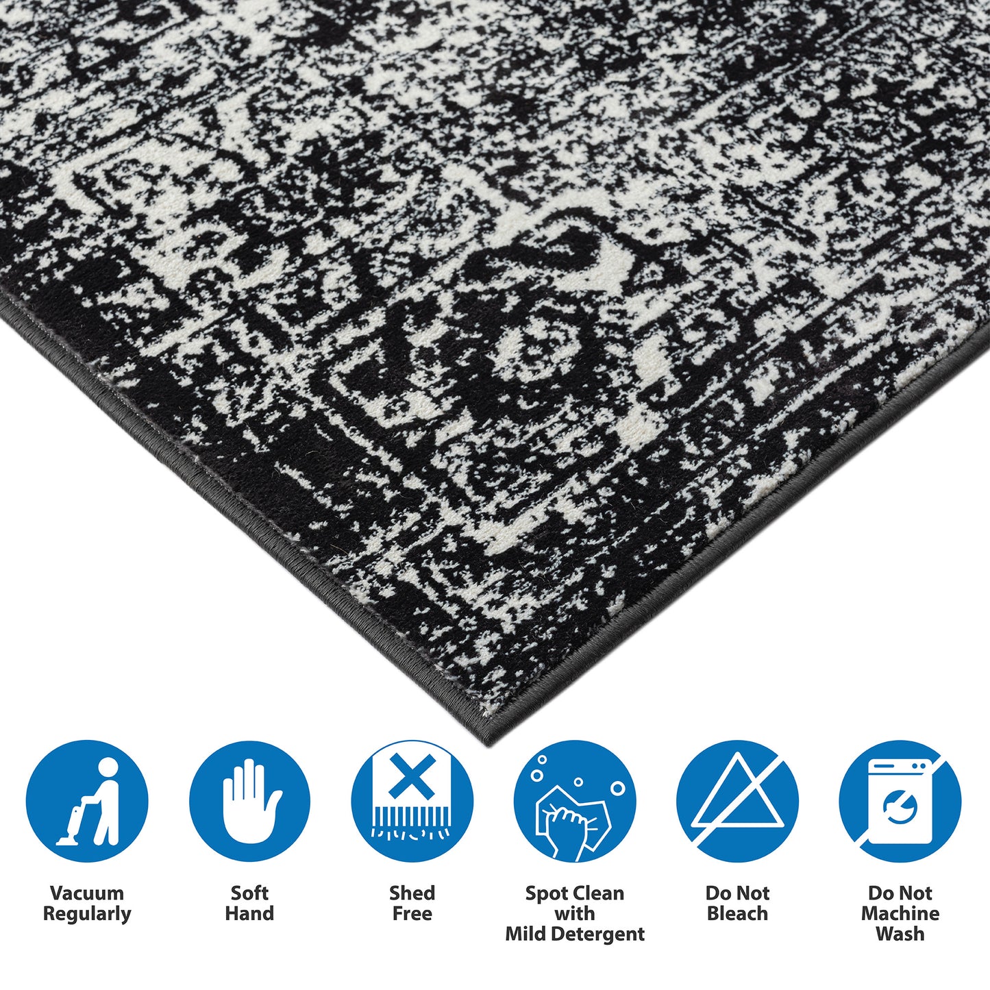 Faith Persian Bordered Traditional Woven Area Rug