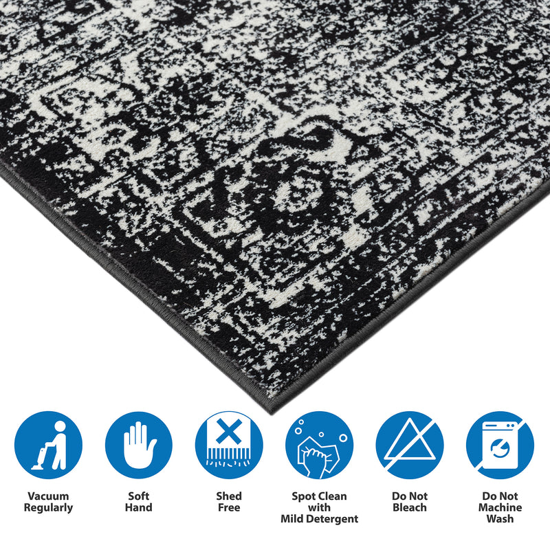 Faith Persian Bordered Traditional Woven Area Rug