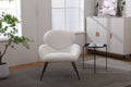 Modern Sherpa Chairs Accent Armchairs for Living Dining Room