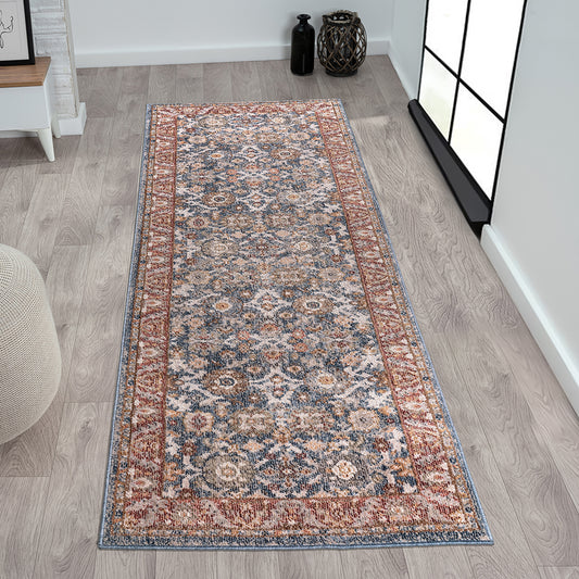 Faith Persian Bordered Traditional Woven Area Rug
