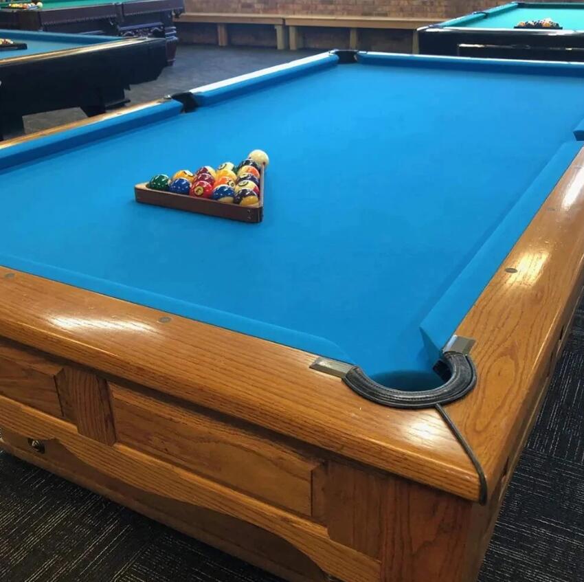 HYSEAS Worsted Blend Billiard Cloth Pool Table Felt Fast Speed for 7' 8' 9' Pool Table Pre Cut Bed & Rails