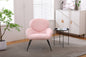 Modern Sherpa Chairs Accent Armchairs for Living Dining Room