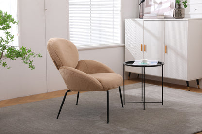 Modern Sherpa Chairs Accent Armchairs for Living Dining Room