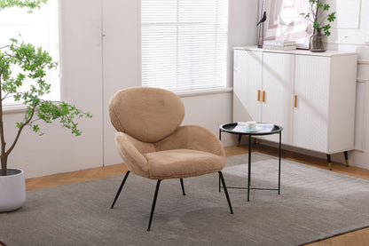 Modern Sherpa Chairs Accent Armchairs for Living Dining Room