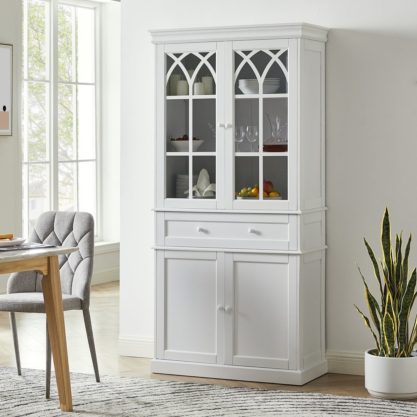 Display China Cabinets with Glass Doors