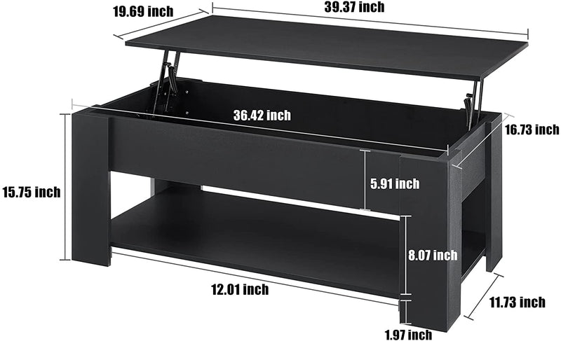 Lift Top Coffee Table with Storage