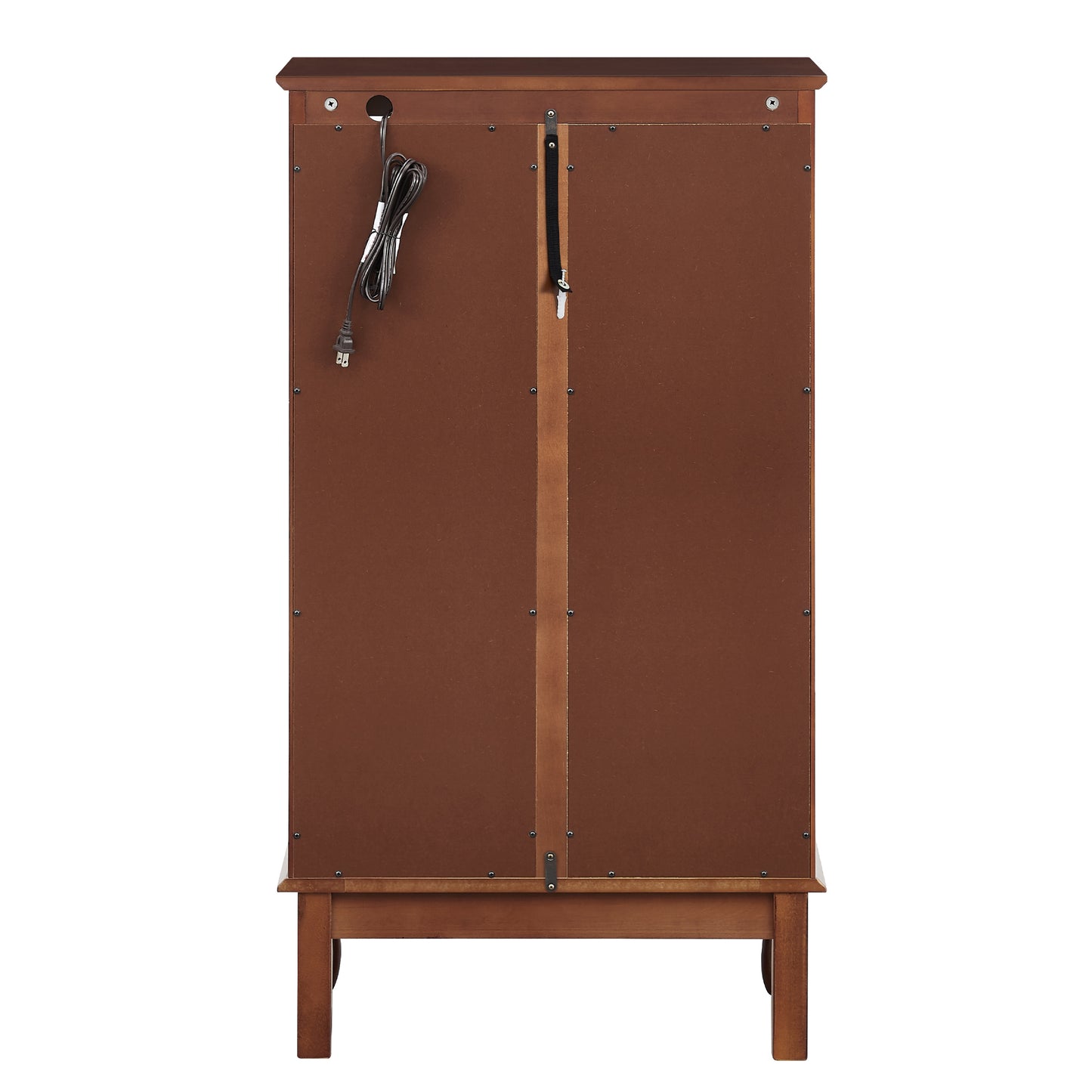 Lighted Curio Cabinet with Tempered Glass Doors